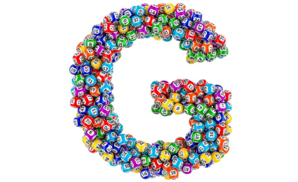 letter g from lottery balls